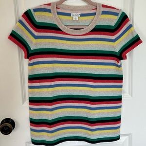 JCREW cashmere tee XS